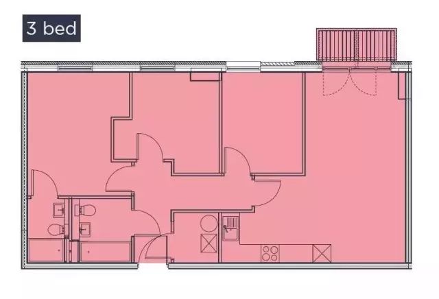 【英国房产】曼城市中心准现房Wilburn Basin Apartment，绝佳视野俯瞰富人区、金融区，17.4万英镑起售