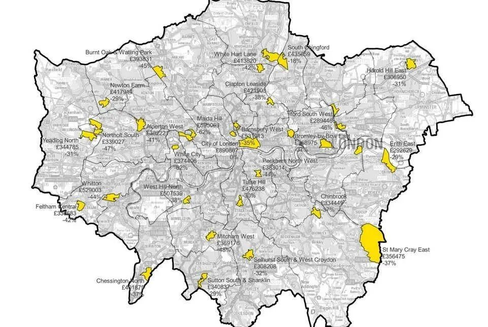 英国房产 | 细数大伦敦33个行政区“价格洼地”